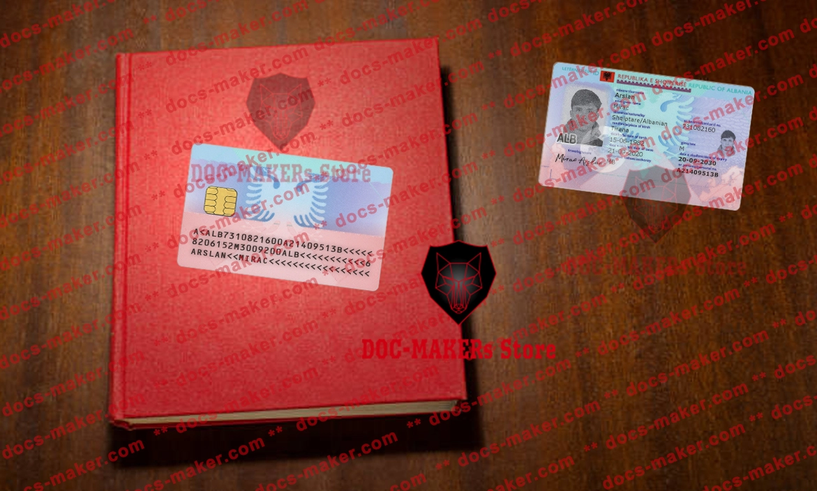 Albania ID Card – PSD Template